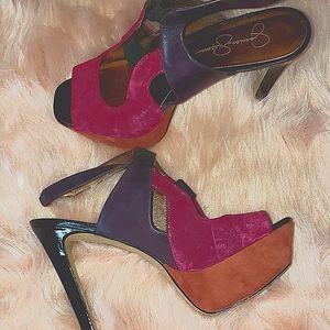 Jessica Simpson platform heels